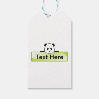 Panda Banner Geschenkanhänger