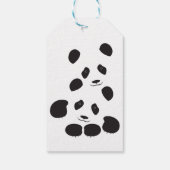 Panda Banner Geschenkanhänger (Rückseite)