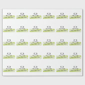 Panda Banner Geschenkpapier (Flach)
