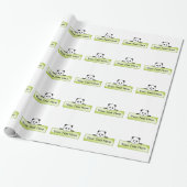 Panda Banner Geschenkpapier (Ungerollt)
