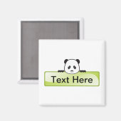 Panda Banner Magnet (Vorderseite/Rückseite)