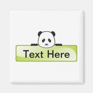 Panda-Banner Magnet