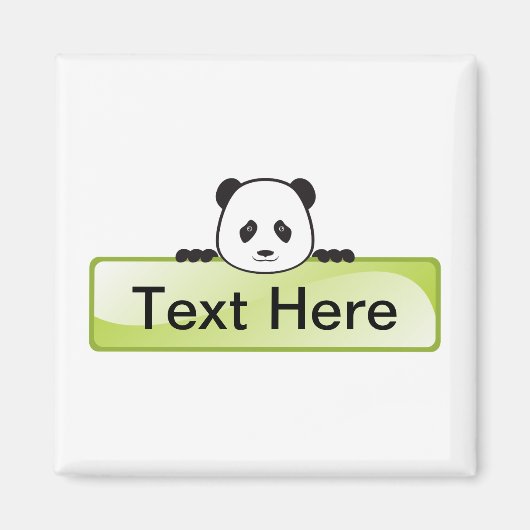 Panda Banner Magnet (Vorne)