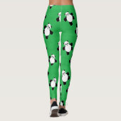 Panda-Bär auf Gras Leggings (Rückseite)