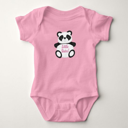 Panda-Bär-Baby-Party Baby Strampler (Vorderseite)