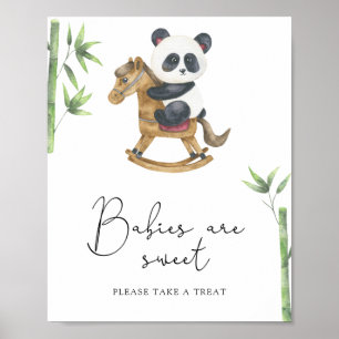 Panda Bär - Babys sind süß Poster