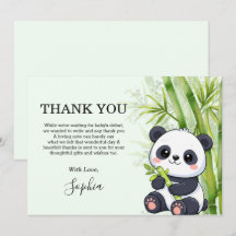 Panda Bär Bambus Baby Shower