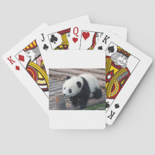 Panda-Bär Bären individuell anpassen Jubiläen Spielkarten