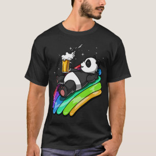 Panda-Bär-Bier-Party T-Shirt