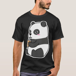 Panda-Bär-Boba-Milchtee-Bubble-Tea JT T-Shirt