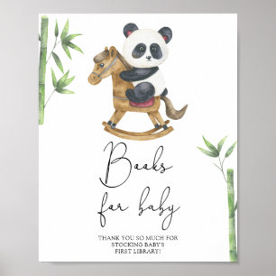 Panda-Bär-Bücher für Baby Poster