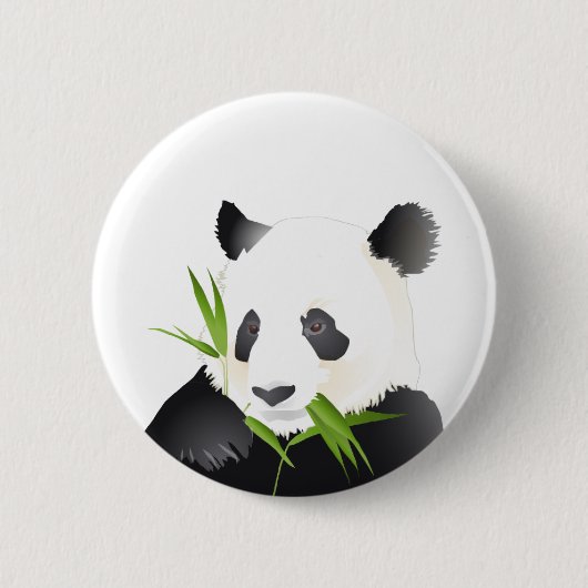 Panda-Bär Button (Vorderseite)