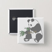 Panda-Bär Button (Vorne & Hinten)