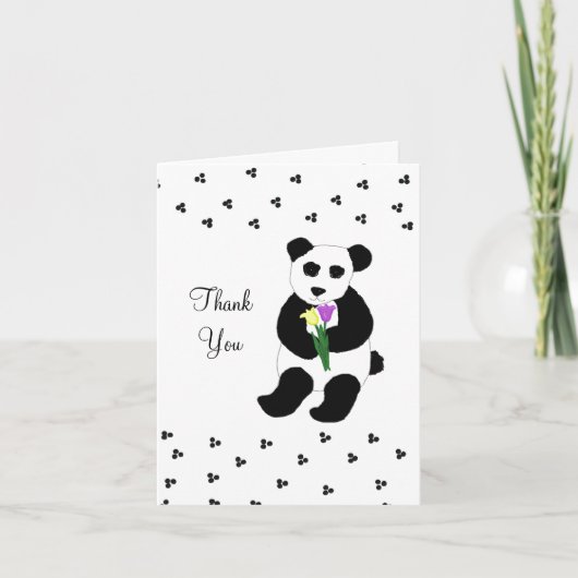 Panda Bär Danke (Vorderseite)
