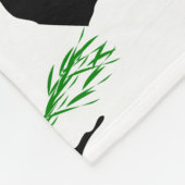 Panda-Bär-Design. Fleecedecke (Ecke)