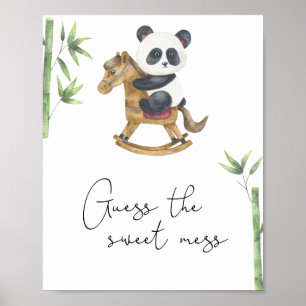 Panda-Bär - Errate das süße Durcheinander Poster