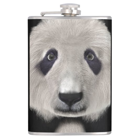 Panda Bär Flachmann (Vorderseite)