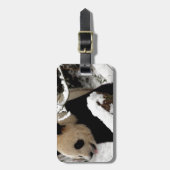 Panda-Bär Gepäckanhänger (Vorderseite vertikal)