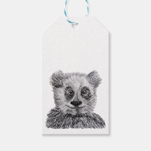Panda-Bär-Geschenkanhänger nach Maß Geschenkanhänger