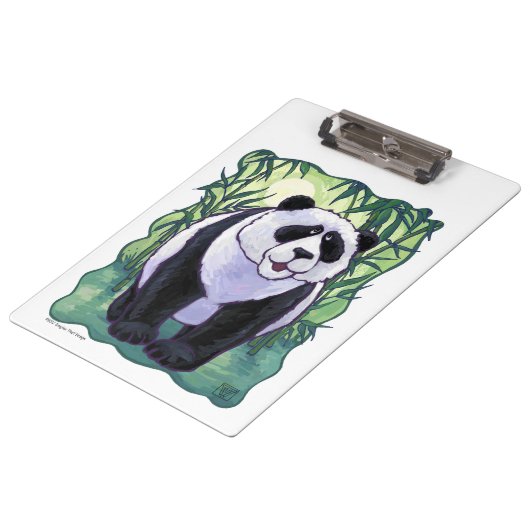 Panda-Bär Geschenke & Accessoires Klemmbrett (Schrägansicht)