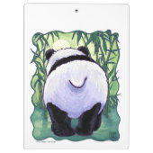Panda-Bär Geschenke & Accessoires Klemmbrett (Rückseite)