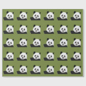 Panda Bär Geschenkpapier (Flach)