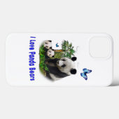 Panda-Bär-Handyhüllen Case-Mate iPhone Hülle (Rückseite (Horizontal))