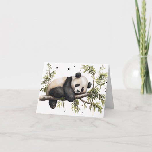 Panda-Bär im Baum (Vorderseite)