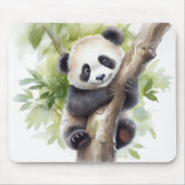 Panda-Bär im Baum Mousepad (Vorne)