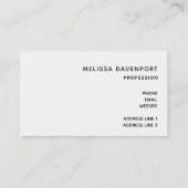 Panda Bär in seinem kleinen Bambuswagen Visitenkarte (Rückseite)