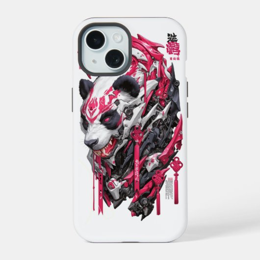 Panda Bär iPhone 15 Hülle (Rückseite)