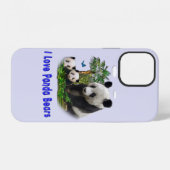 Panda Bär iPhone Hülle (Rückseite (Horizontal))