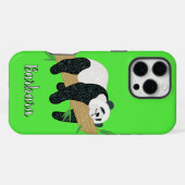 Panda Bär iPhone Hülle (Rückseite (Horizontal))