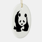 Panda-Bär Keramik Ornament (Rechts)