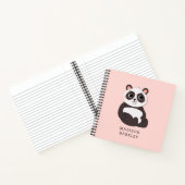 Panda-Bär-Kind süß Notizblock (Innenseite)