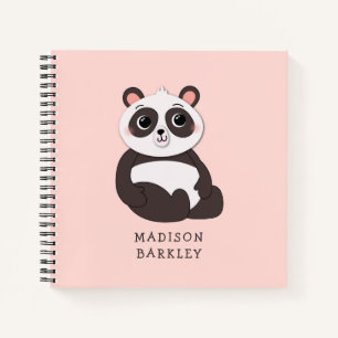Panda-Bär-Kind süß Notizblock