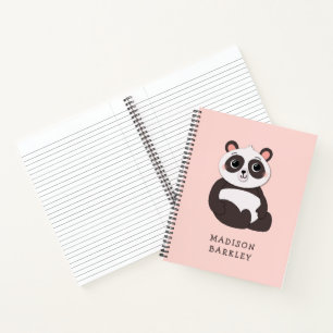 Panda-Bär-Kind süß Notizblock