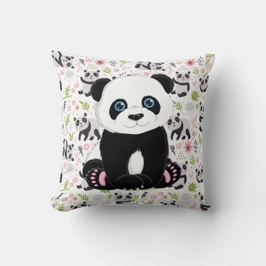 Panda Bär Kissen (Vorderseite)
