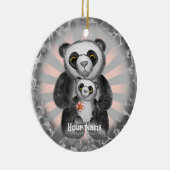 Panda Bär Liebe Ornament (Rechts)