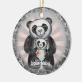 Panda Bär Liebe Ornament (Links)