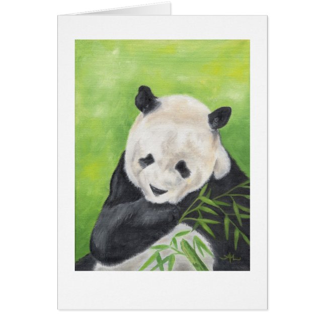Panda Bär mit Bambus (Vorne)