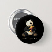 Panda-Bär mit einem Niedlichen Bär für emotionale Button (Vorne & Hinten)