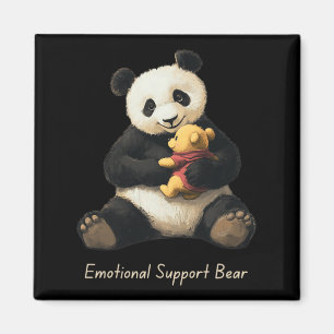 Panda-Bär mit einem Niedlichen Bär für emotionale  Magnet