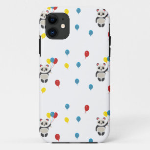 Panda Bär mit Luftballons weiß Case-Mate iPhone Hülle