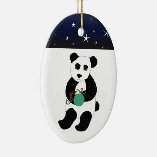 Panda-Bär mit Ornament (Rechts)