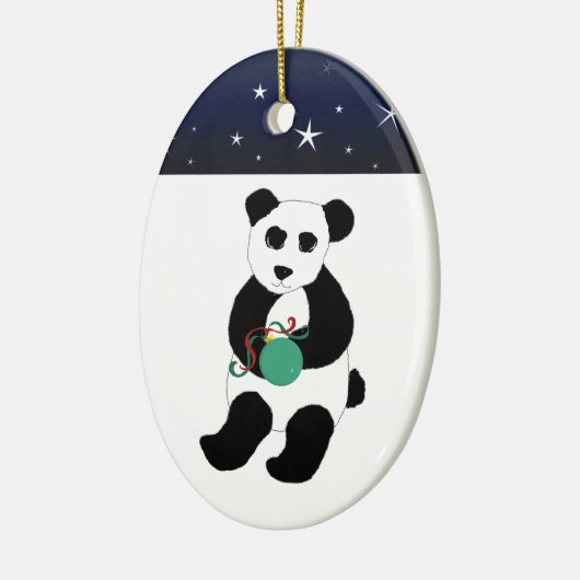 Panda-Bär mit Ornament (Links)