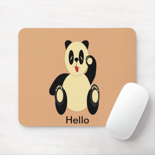 Panda-Bär Mousepad (Mit Mouse)