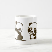 Panda, Bär, Natur Kaffeetasse (Mittel)