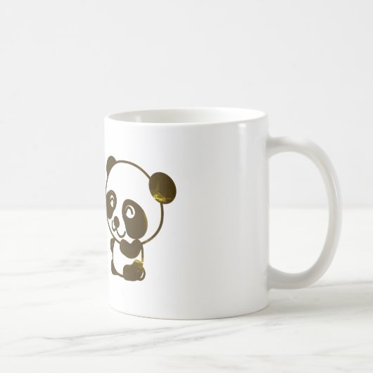 Panda, Bär, Natur Kaffeetasse (Rechts)