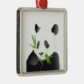 Panda-Bär Ornament Aus Metall (Rechts)